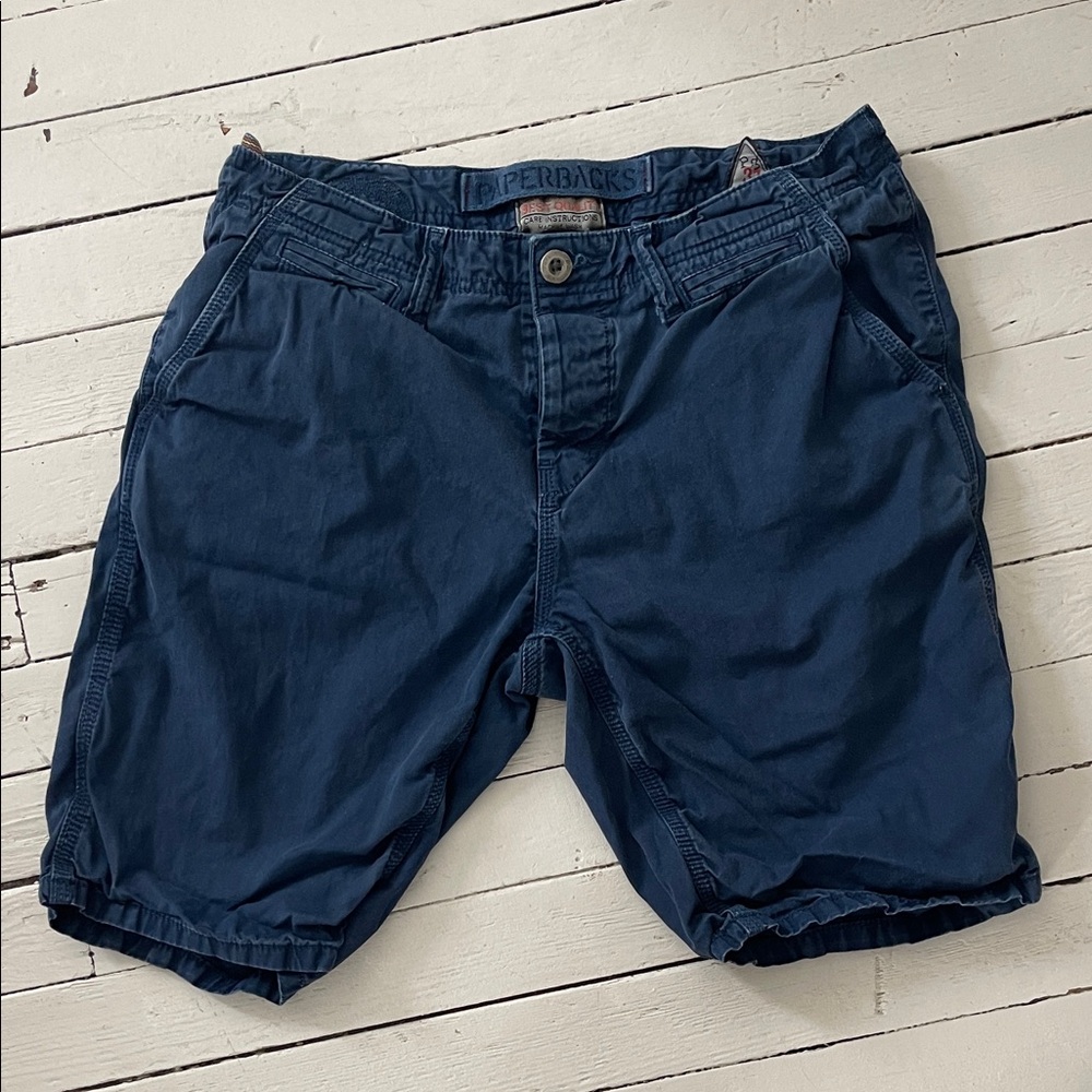 Paperbacks Classic Men's Navy Blue Shorts